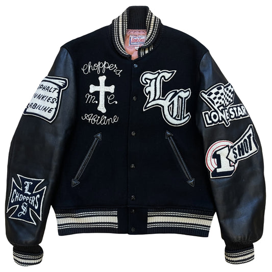 Style Eyes 'Lonestar Choppers MC' Varsity Jacket - M / L
