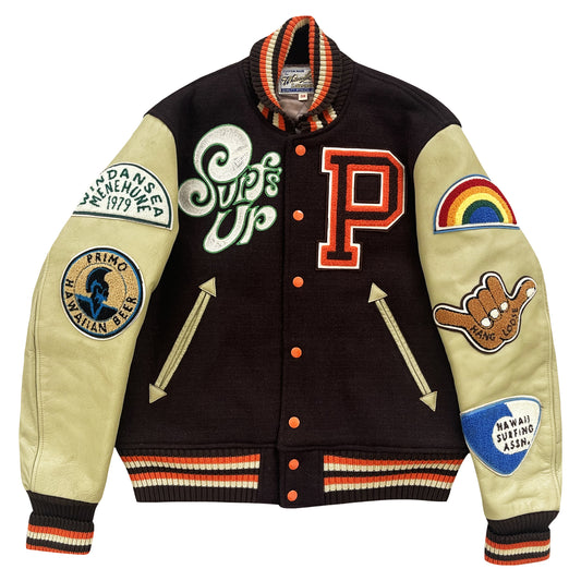 Whitesville 'Surfs Up' Varsity Jacket - M