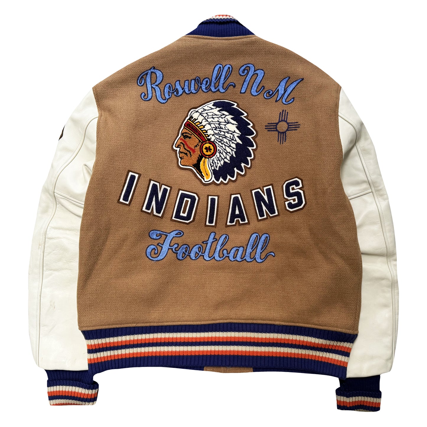 Whitesville 'Roswell Indians' Varsity Jacket - XL