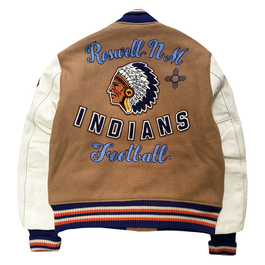 Whitesville 'Roswell Indians' Varsity Jacket - XL