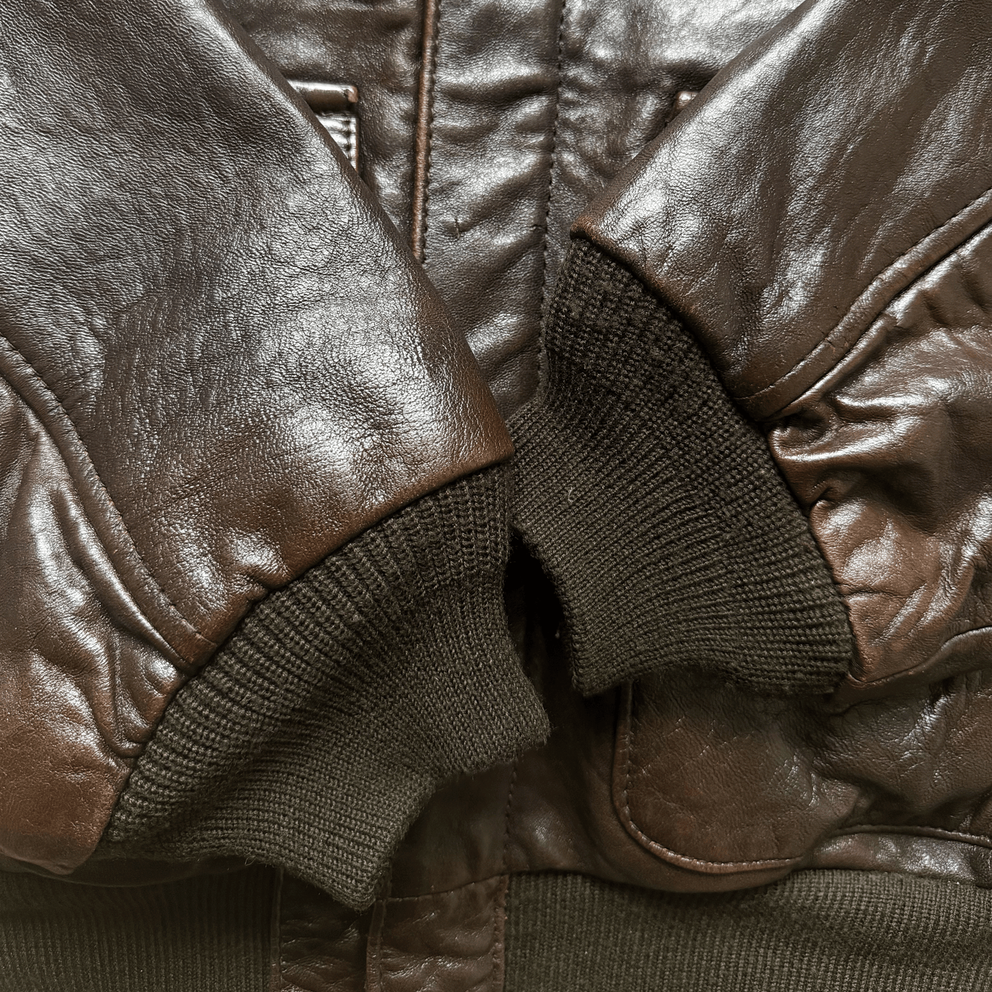 Avirex 'Wild Child' 1987 A2 Leather Flight Jacket - S / M