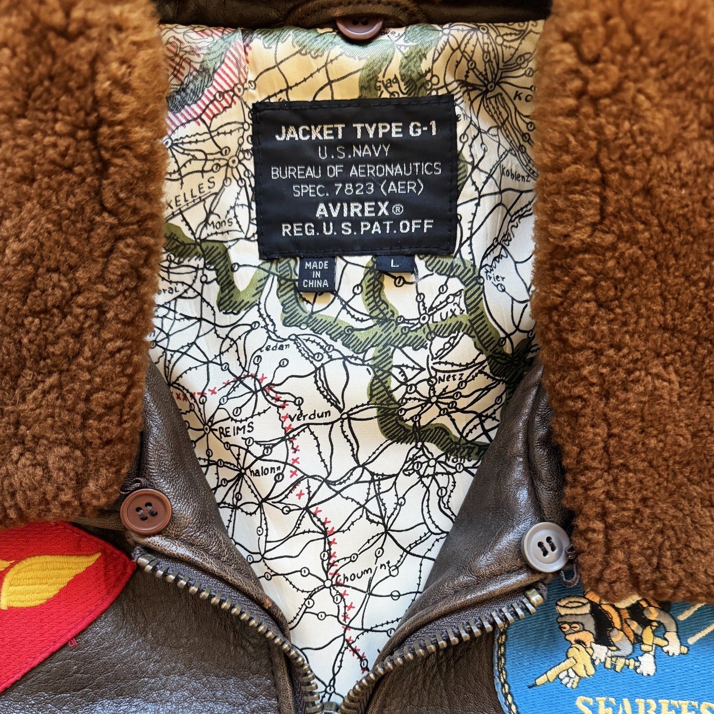 Avirex Top Gun G-1 Flight Jacket - L