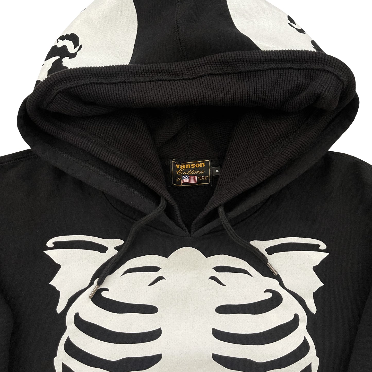 Vanson Leathers Skeleton Hoodie