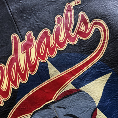 Avirex 'Red Tails' Leather Varsity Jacket - S