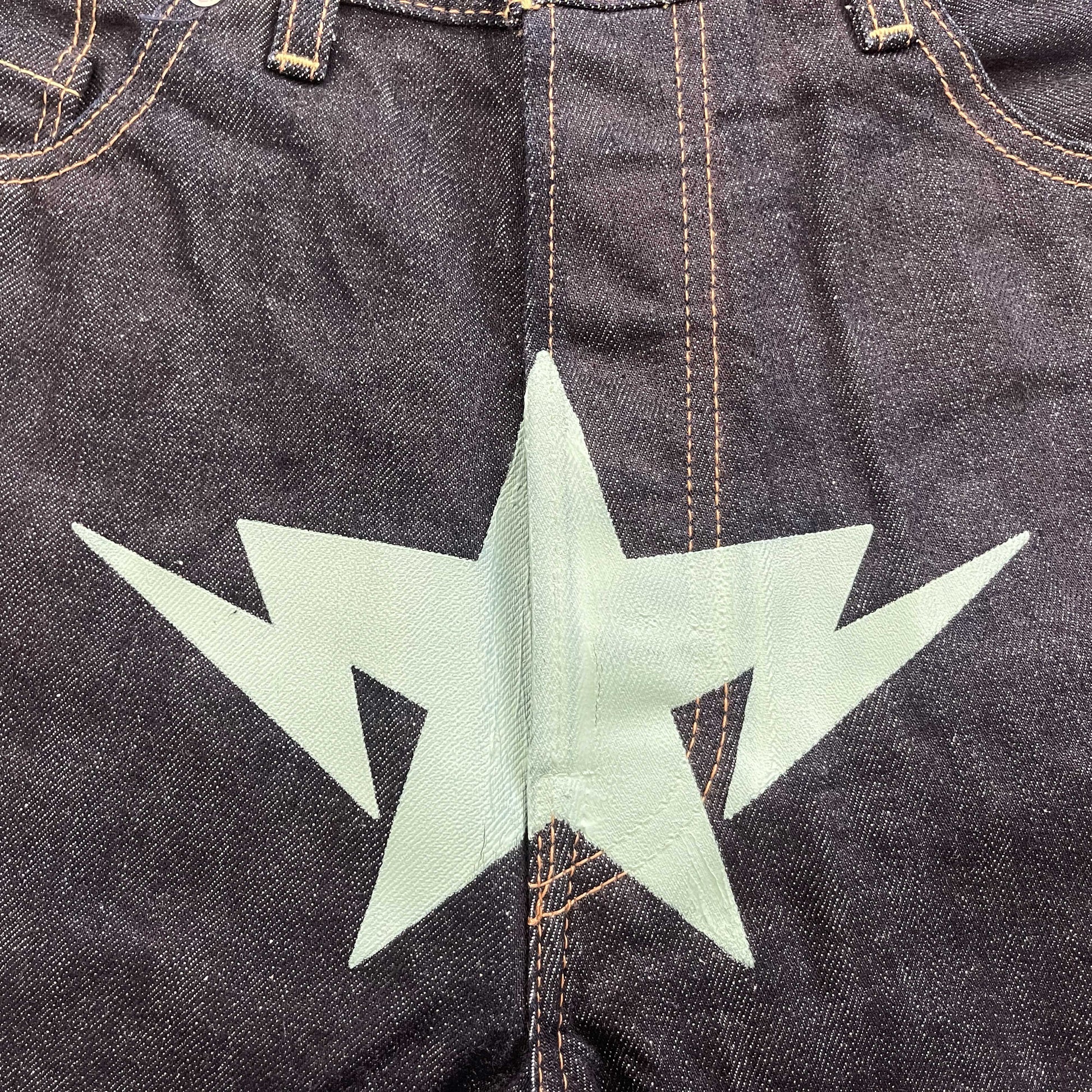 Bapesta Denim Shorts