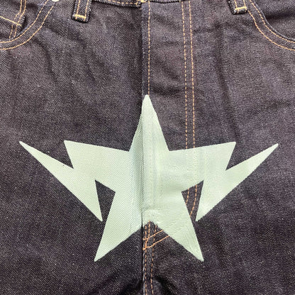 Bapesta Denim Shorts