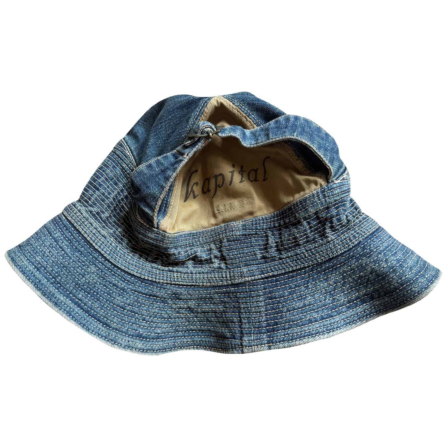 Kapital 'The Old Man & The Sea' Denim Bucket Hat