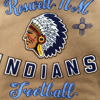 Whitesville 'Roswell Indians' Varsity Jacket - XL