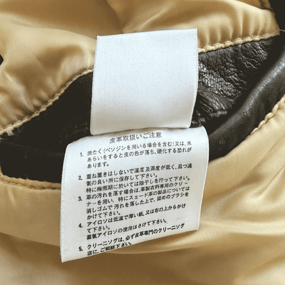 Avirex 'Pride of The Yanks' 90's A2 Leather Flight Jacket - S