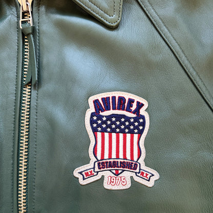 Avirex Icon Leather Varsity Jacket - XL
