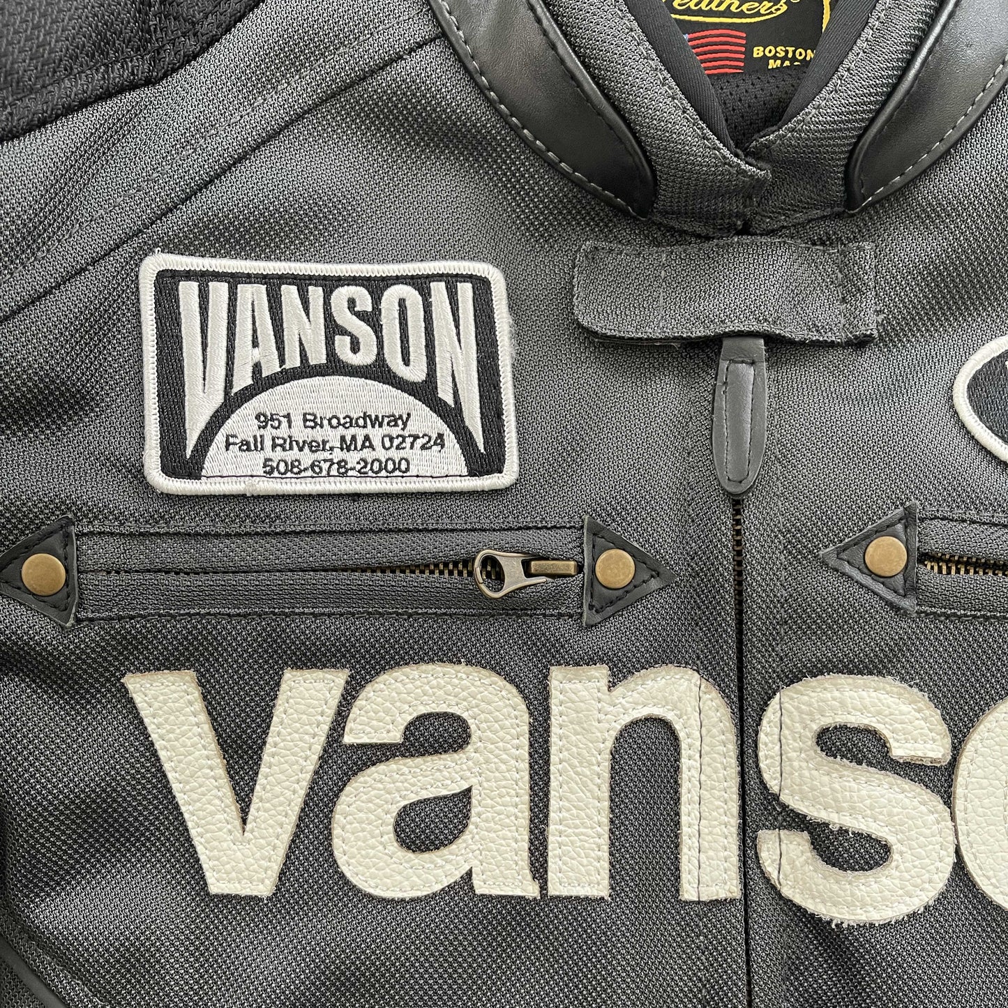 Vanson Leathers Motorcycle Mesh Racer Jacket