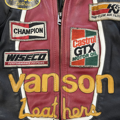 Vanson Leathers One Star Motorcycle Racer Jacket