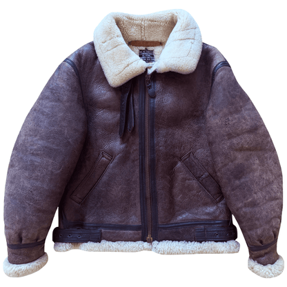 Avirex B-3 Sheepskin Aviator Flight Jacket - M