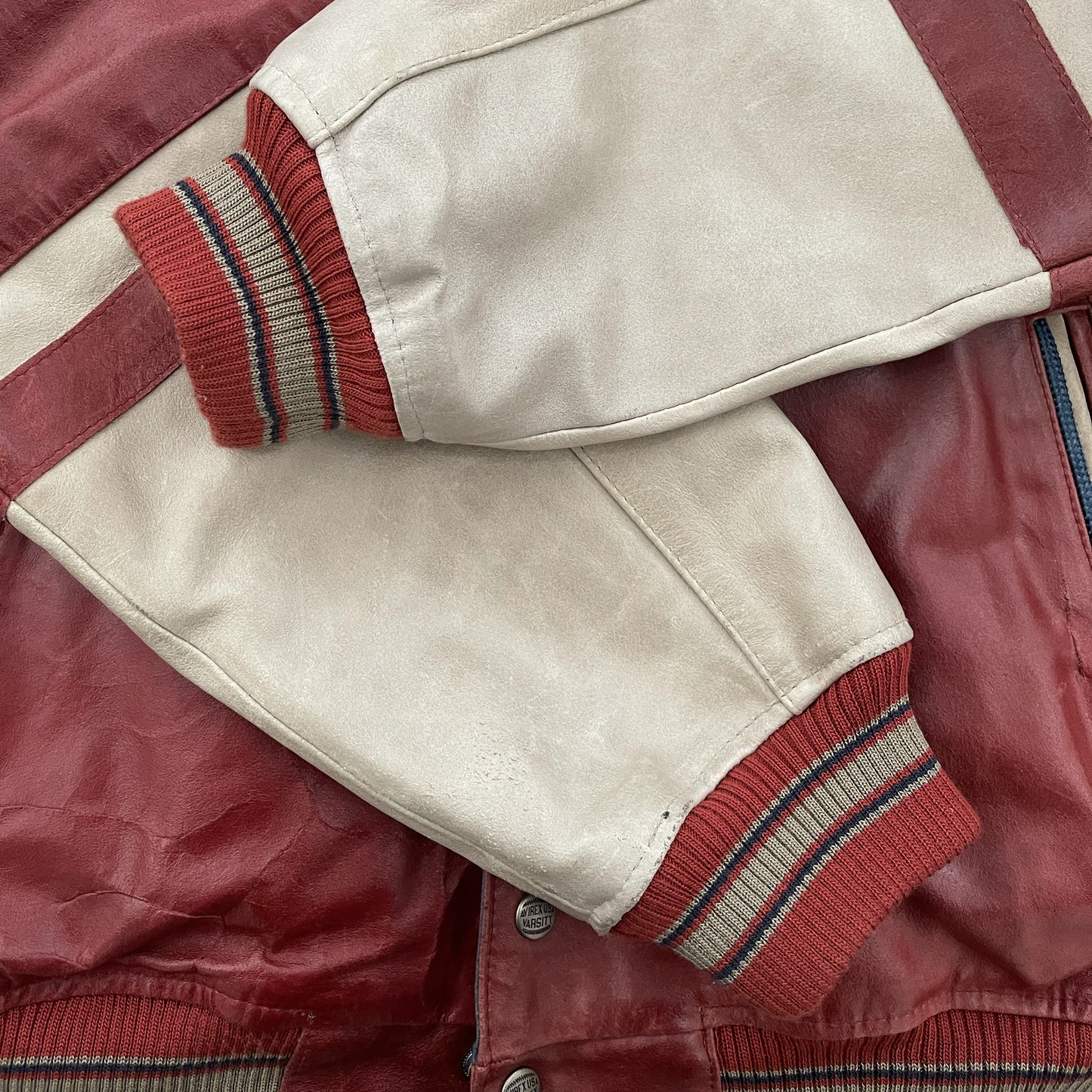 Avirex Leather Varsity Jacket