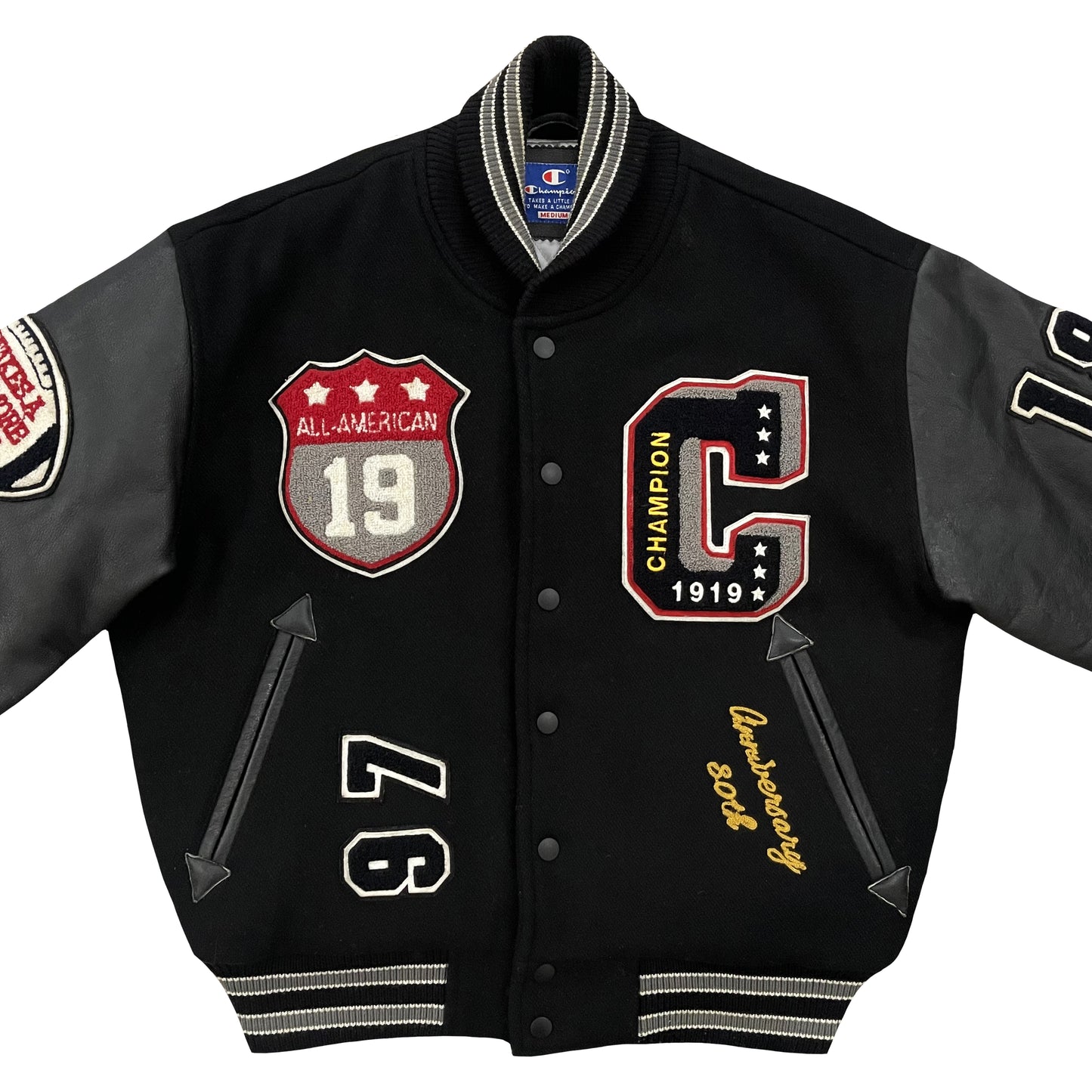 Champion 80th Anniversary Varsity Jacket - M