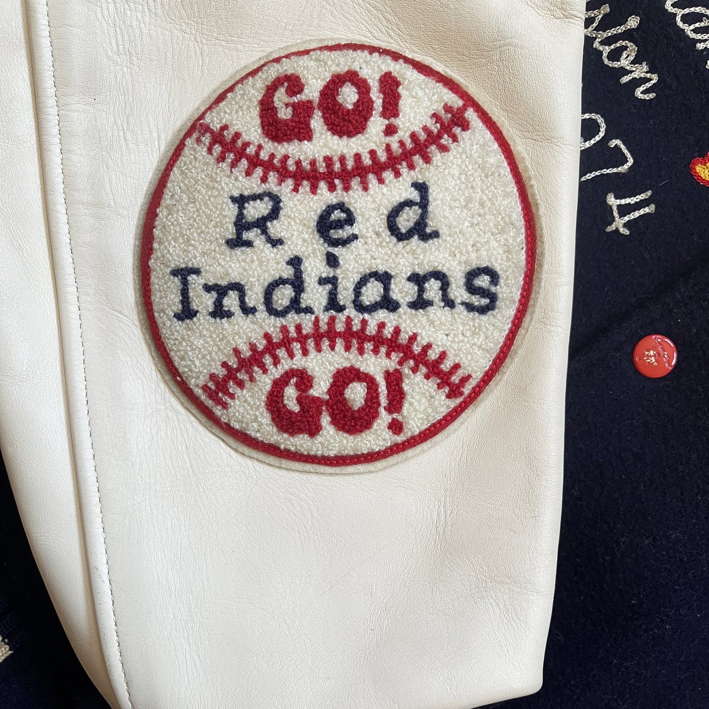 Style Eyes 'Minnesota Red Indians' Varsity Jacket - L