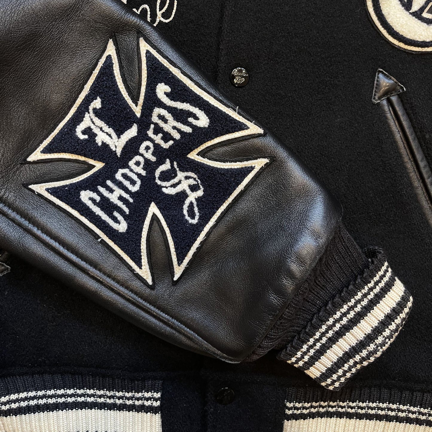 Style Eyes 'Lonestar Choppers MC' Varsity Jacket - M / L