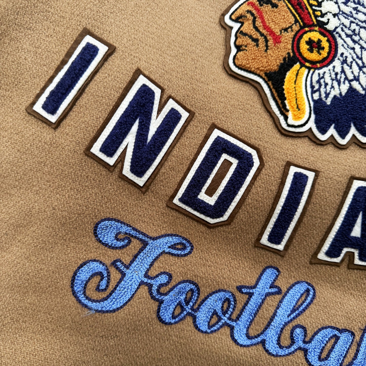 Whitesville 'Roswell Indians' Varsity Jacket - XL