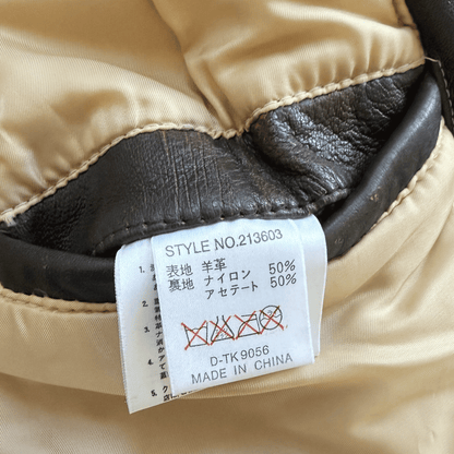 Avirex 'Pride of The Yanks' 90's A2 Leather Flight Jacket - S
