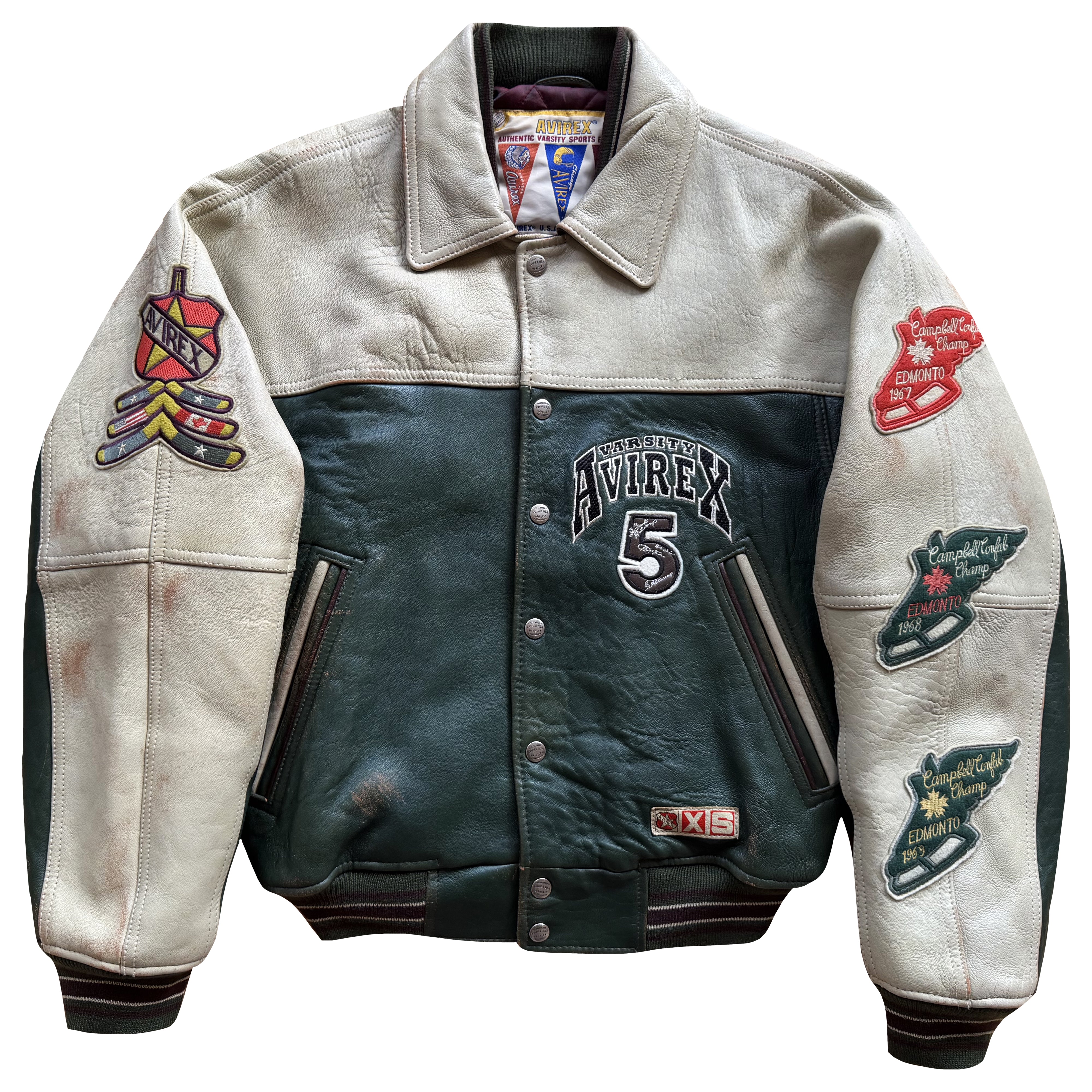 Vintage Avirex Leather Varsity Jacket – The Holy Grail
