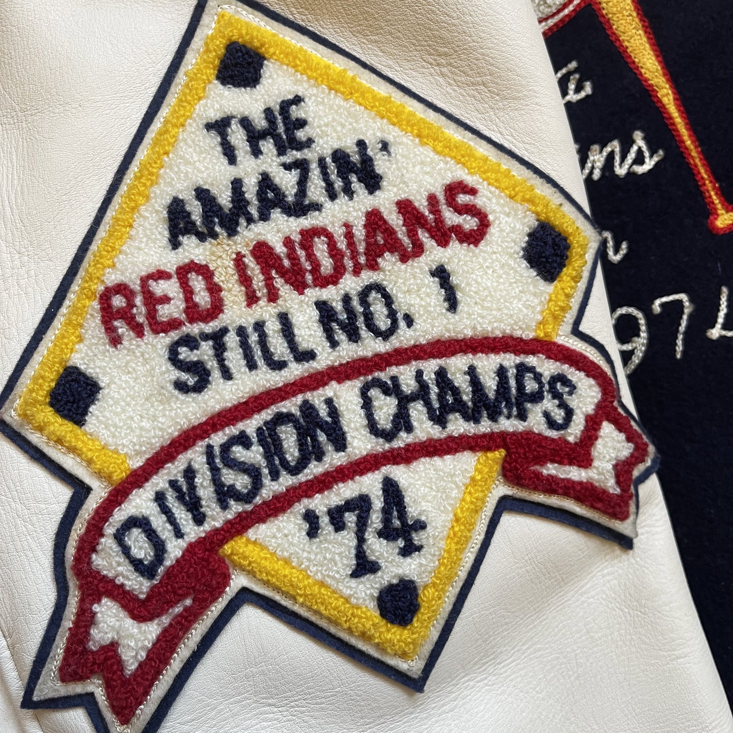 Style Eyes 'Minnesota Red Indians' Varsity Jacket - L