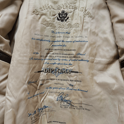 Avirex 'Saipan' 1988 A2 Leather Flight Jacket - S / M