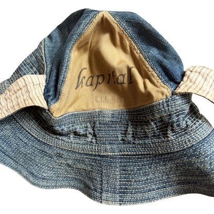 Kapital 'The Old Man & The Sea' Denim Bucket Hat