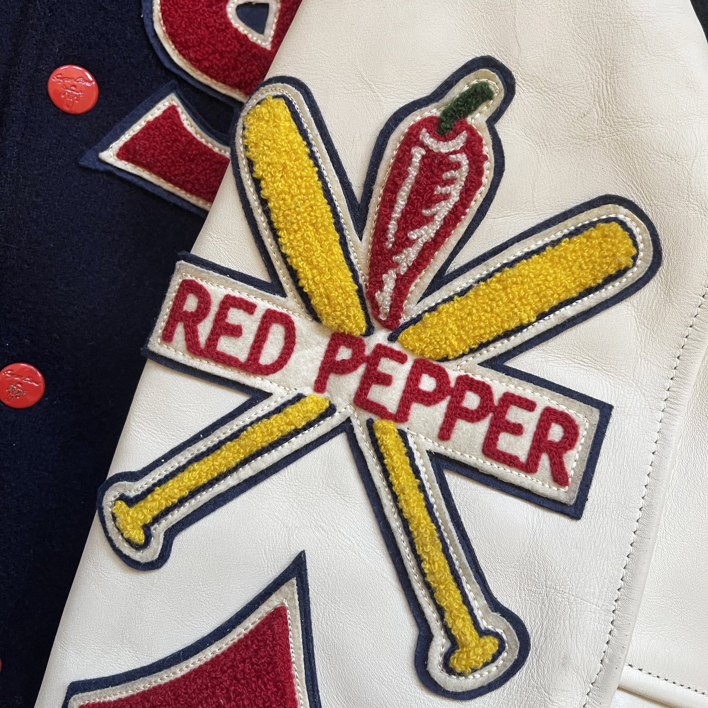 Style Eyes 'Minnesota Red Indians' Varsity Jacket - L