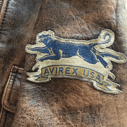 Avirex 1991 'Blue Angels' G-1 Leather Flight Jacket - S / M