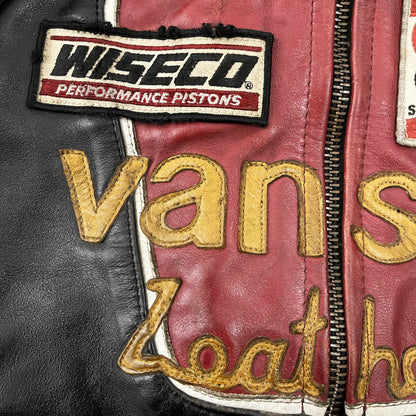 Vanson Leathers One Star Motorcycle Racer Jacket - S
