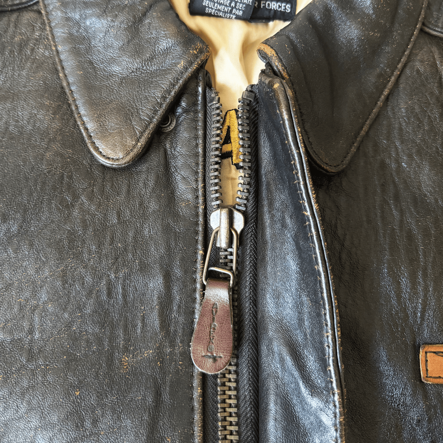 Avirex 'Visibility Perfect' 1988 A2 Leather Flight Jacket - S /M