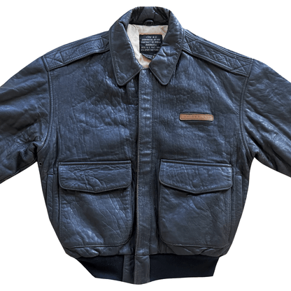 Avirex 'Honolulu Lu-Lu' 90's A2 Leather Flight Jacket - XS