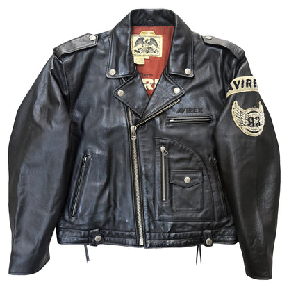Avirex 'Daytona to LA' Leather Biker Jacket - M
