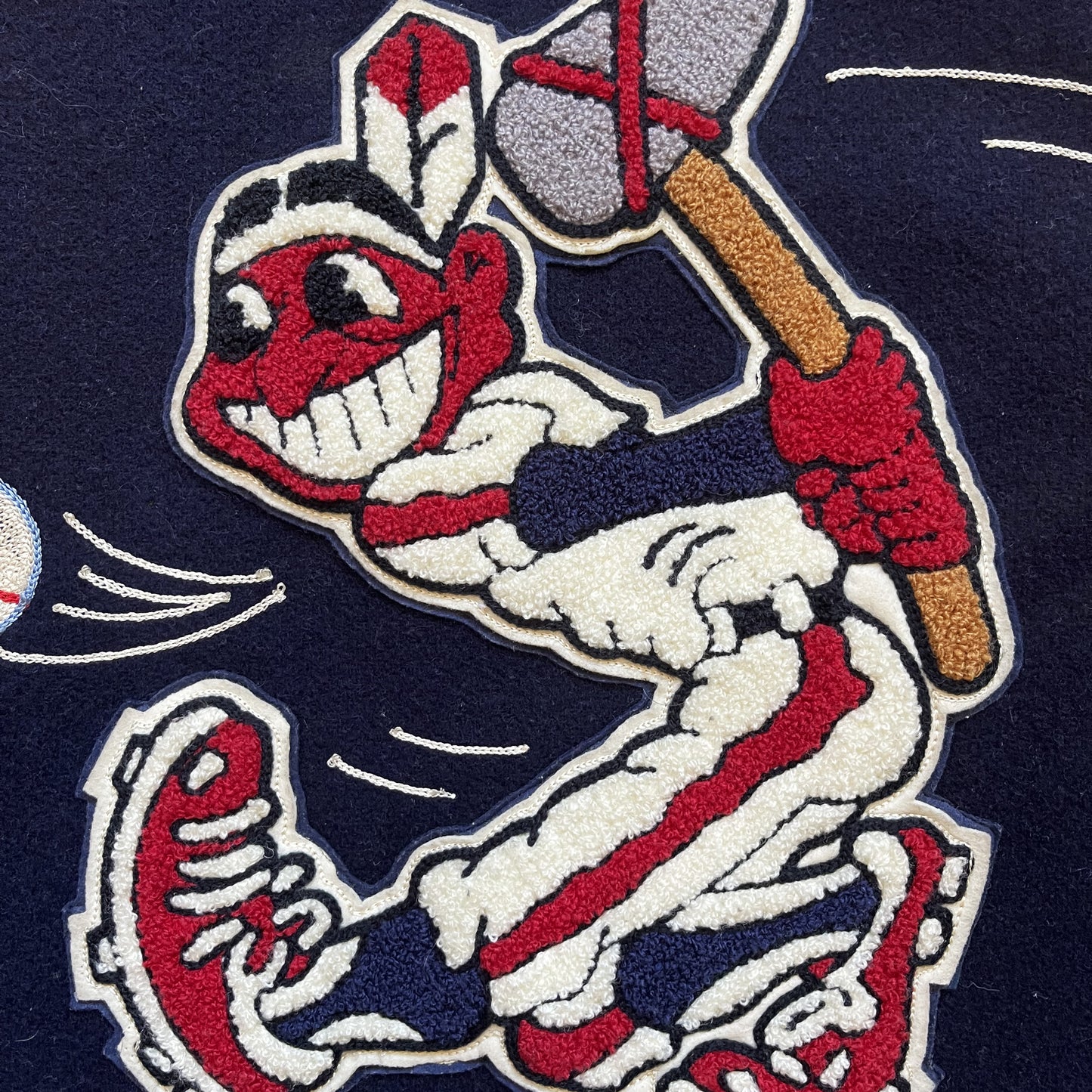 Style Eyes 'Minnesota Red Indians' Varsity Jacket - L