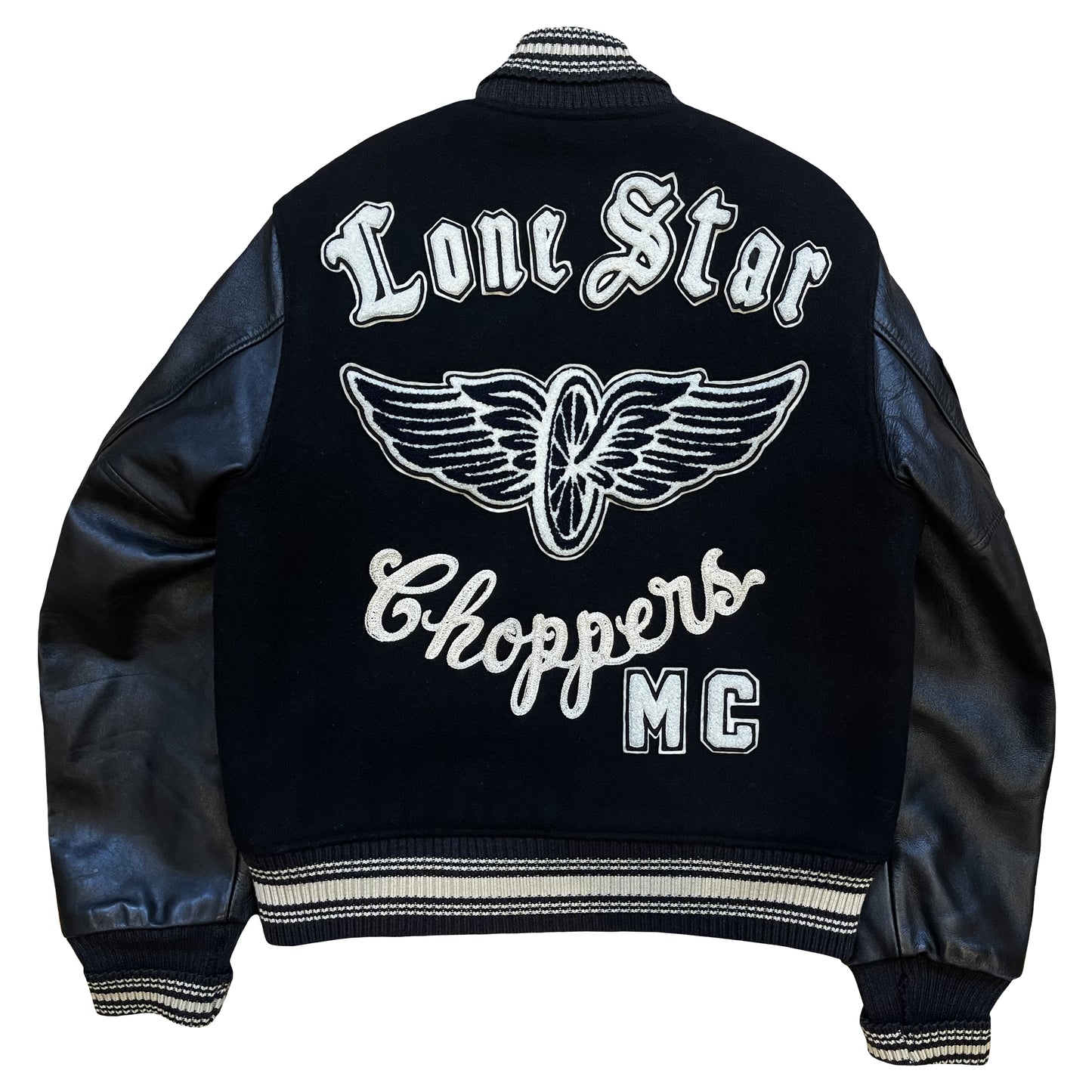 Style Eyes 'Lonestar Choppers MC' Varsity Jacket - M / L