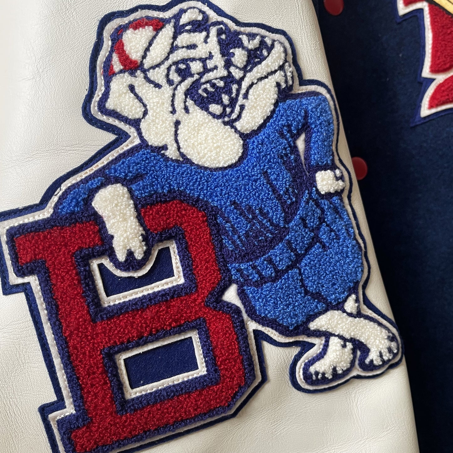 Whitesville 'Forest Park Bull Dogs' Varsity Jacket - XL