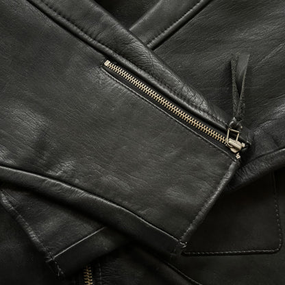 Avirex Leather Biker Jacket - L