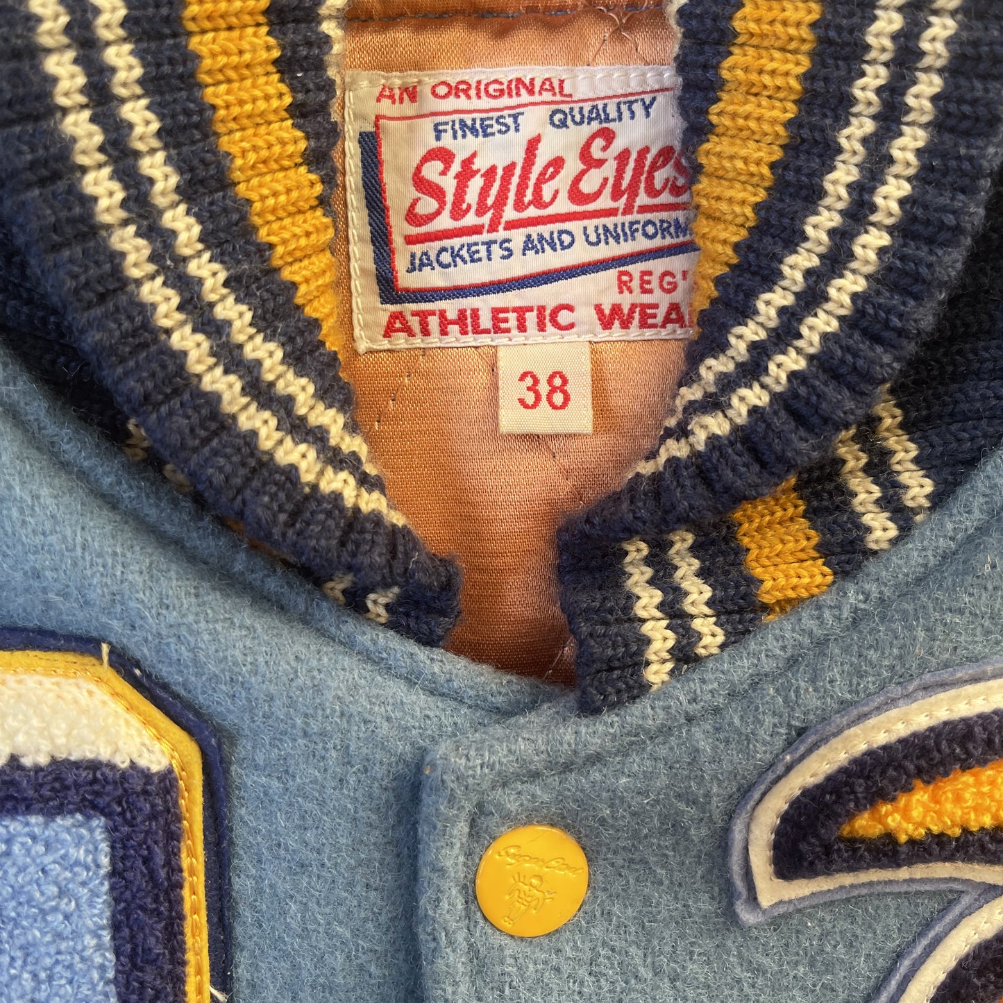 Style Eyes 'Springfield Eagles' Varsity Jacket - M