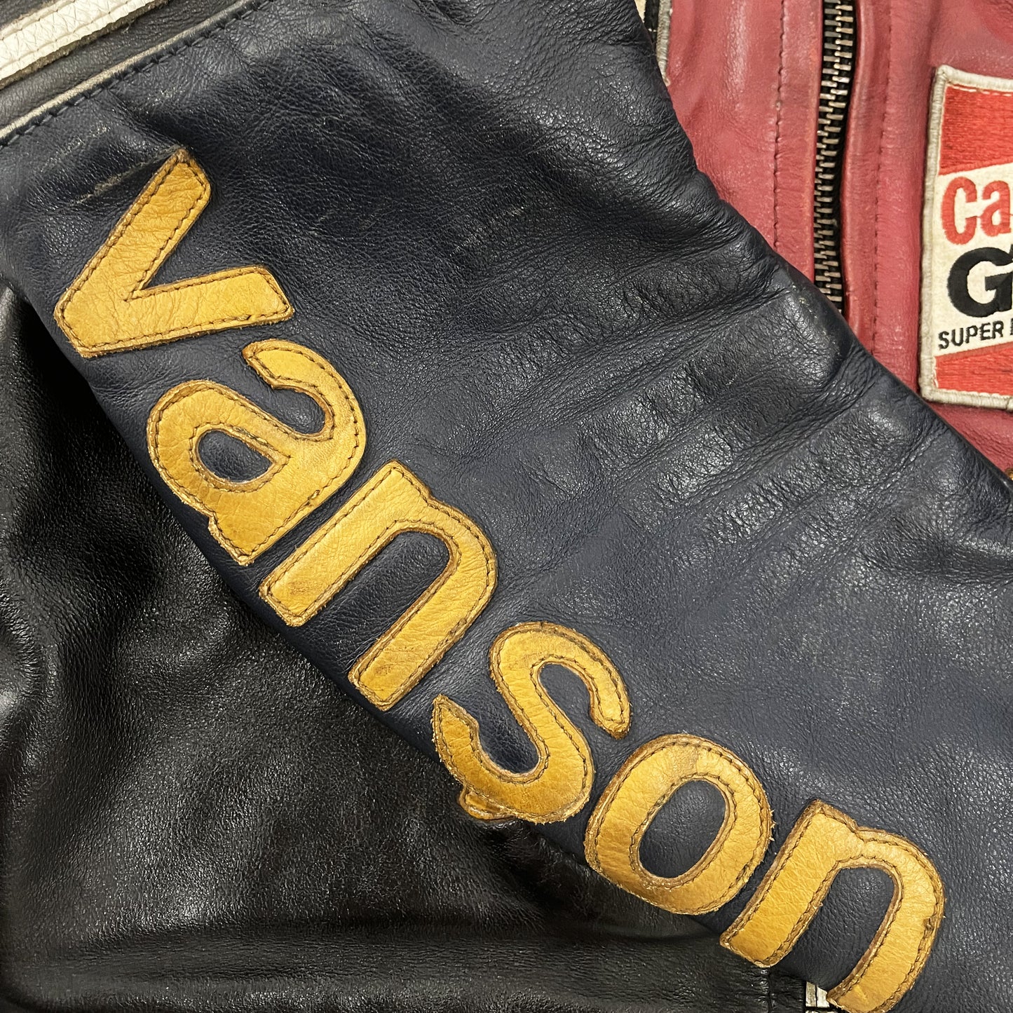 Vanson Leathers One Star Motorcycle Racer Jacket - S