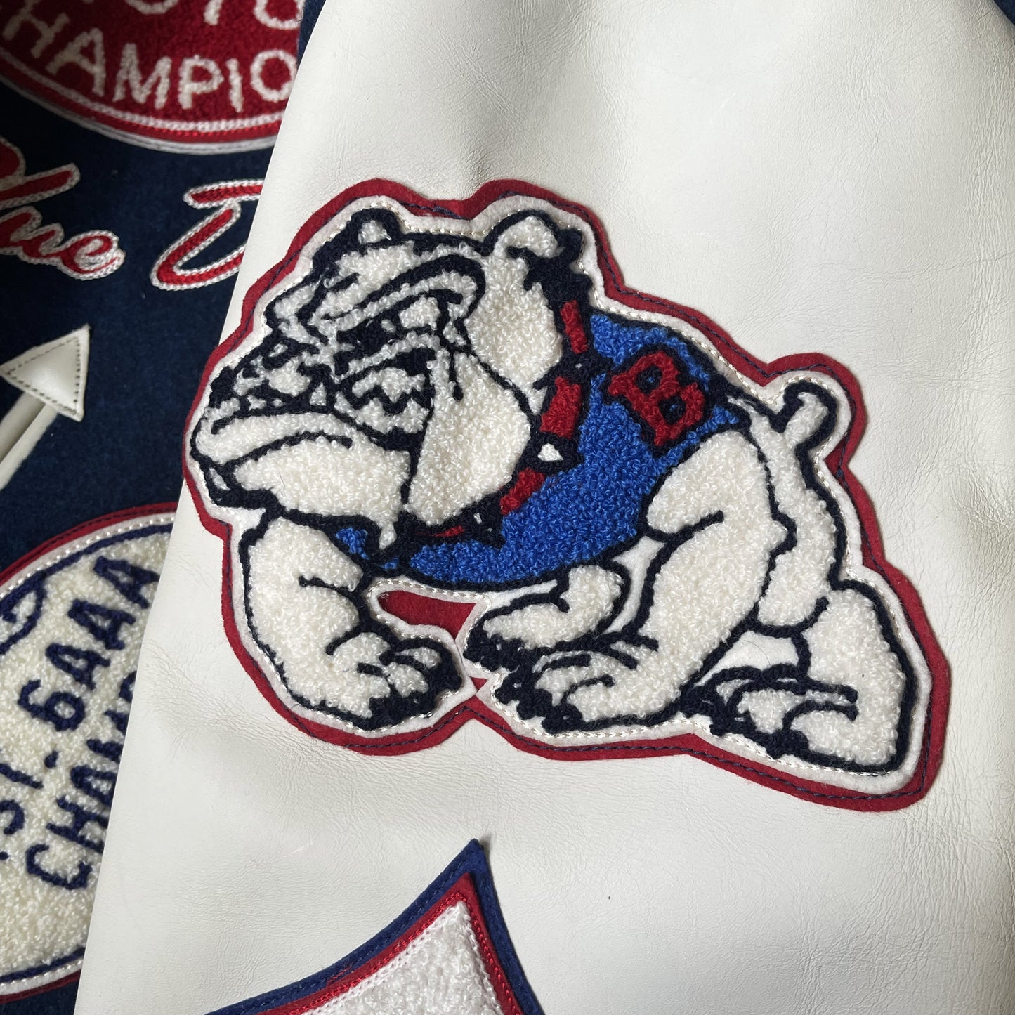 Whitesville 'Forest Park Bull Dogs' Varsity Jacket - XL