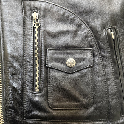 Avirex 'Daytona to LA' Leather Biker Jacket - M