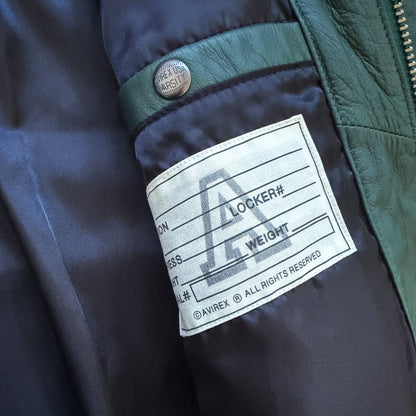 Avirex Icon Leather Varsity Jacket - XL