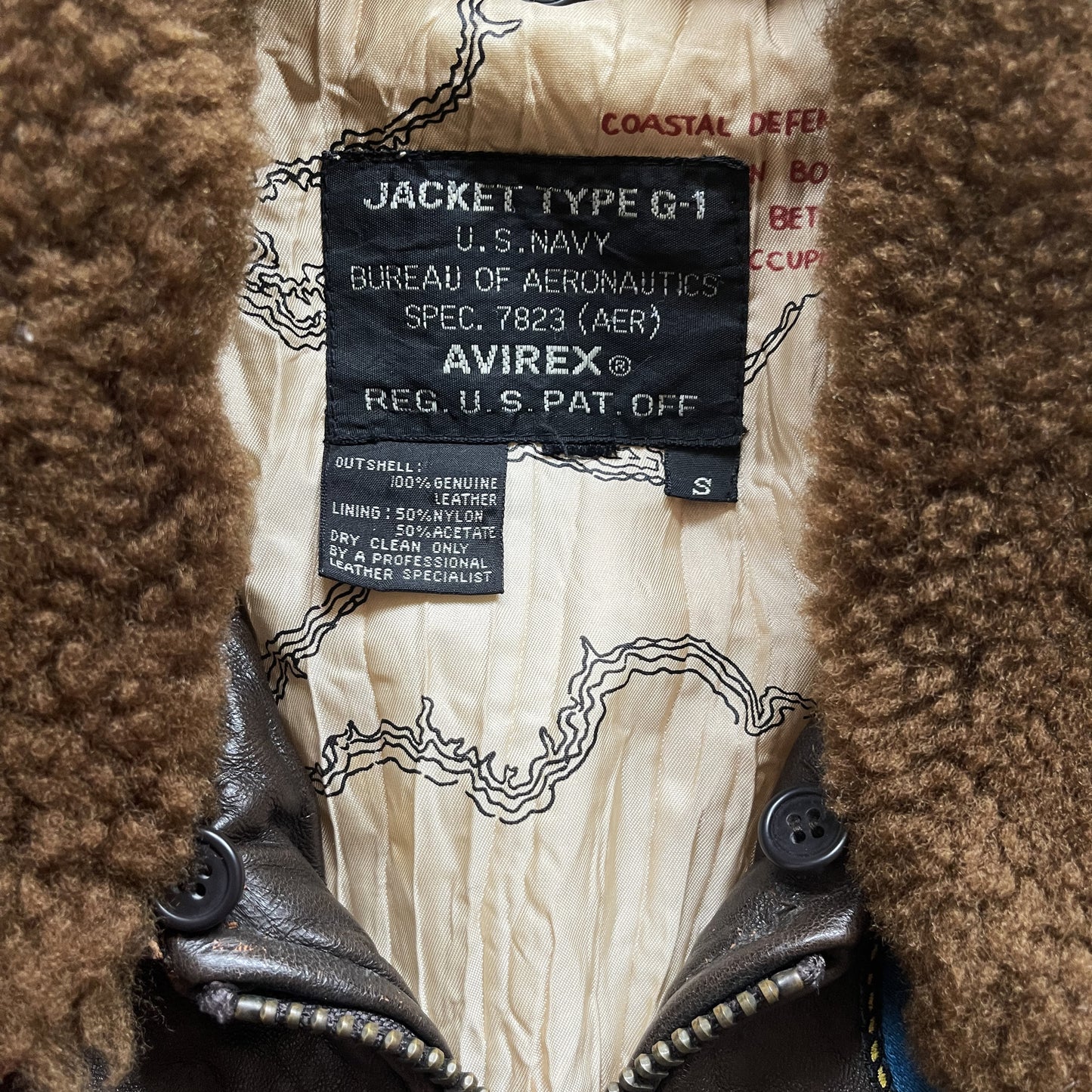 Avirex Top Gun G-1 Flight Jacket - S / M