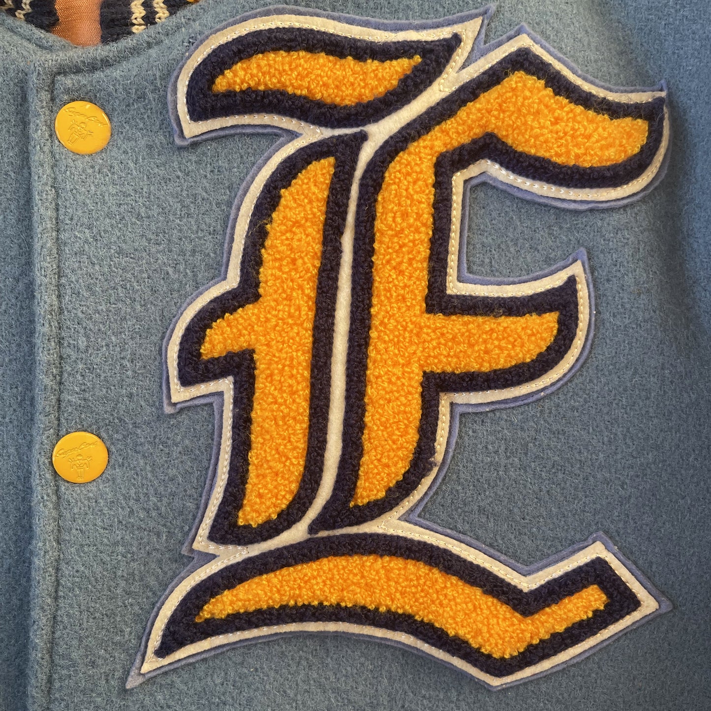 Style Eyes 'Springfield Eagles' Varsity Jacket - M