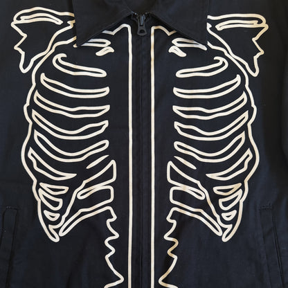 Vanson Leathers Skeleton Overalls - M