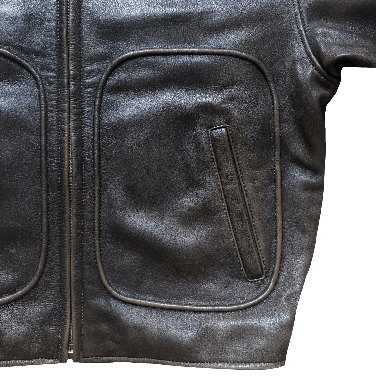 Avirex 1980's G-1 Heavyweight Leather Flight Jacket - M / L