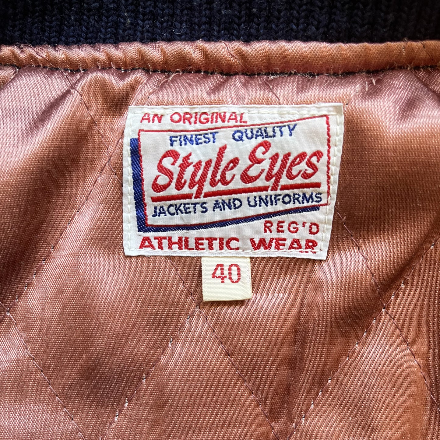 Style Eyes 'Minnesota Red Indians' Varsity Jacket - L