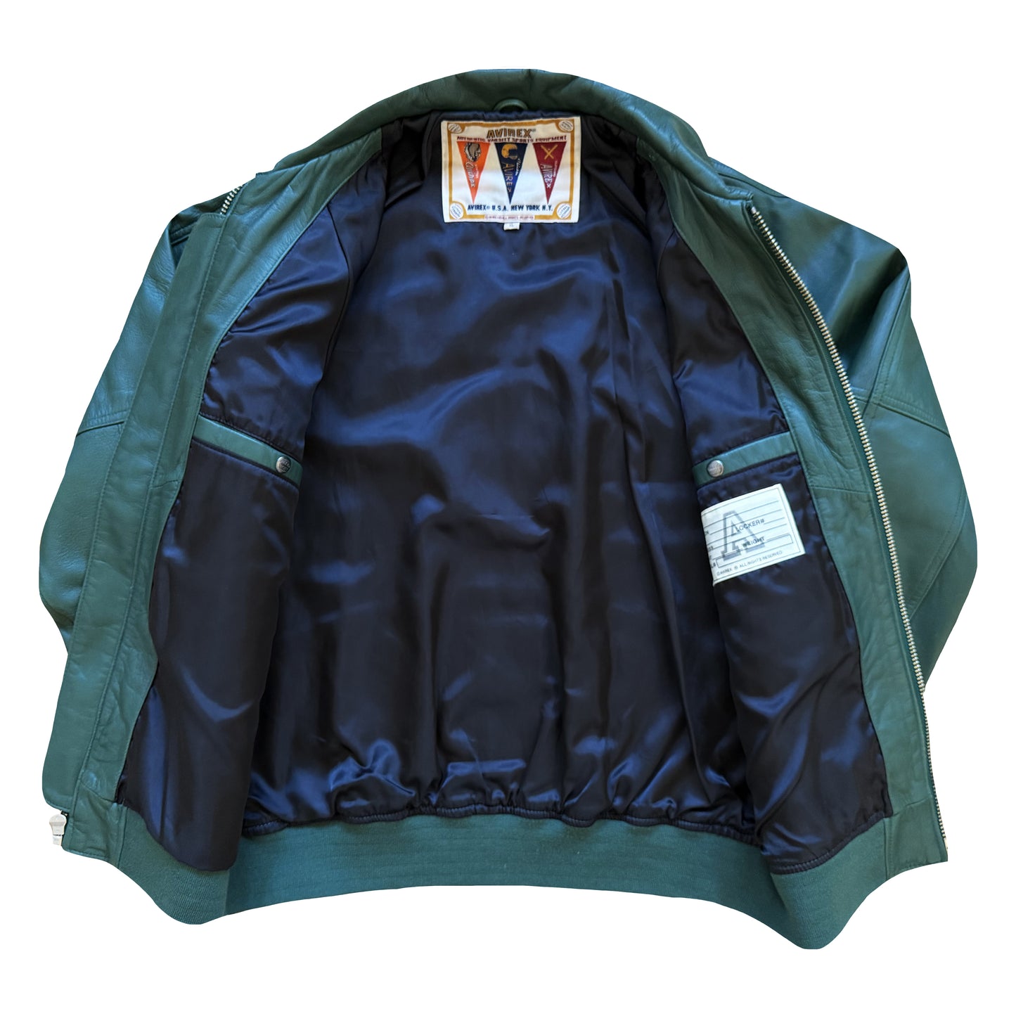 Avirex Icon Leather Varsity Jacket - XL