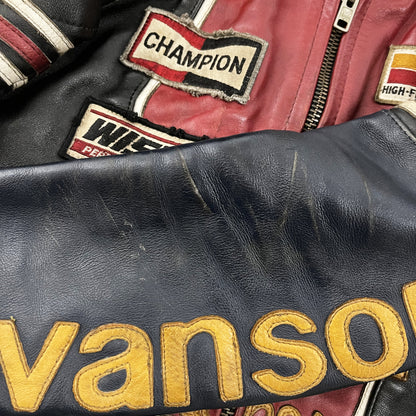 Vanson Leathers One Star Motorcycle Racer Jacket - S