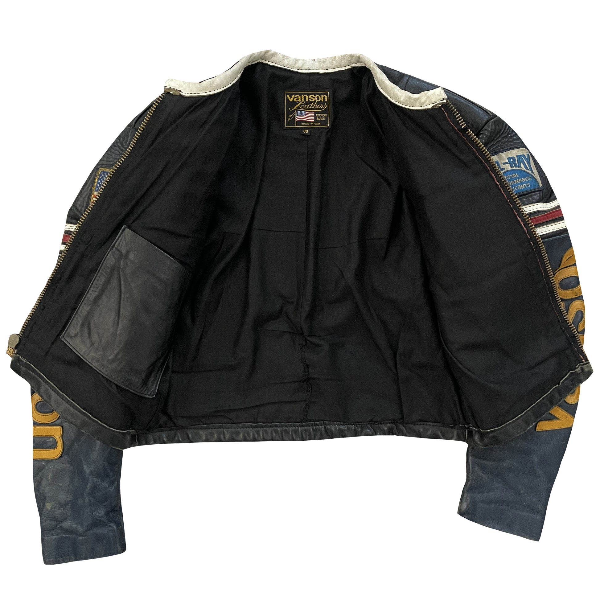 Vanson Leathers One Star Motorcycle Racer Jacket